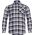 Lahti Pro Koszula flanelowa bawełniana szaro-czarna w kratę rozmiar XXXL (L4180406)