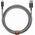 Kabel USB Native Union USB-A - Lightning 3 m Czarny Biały (BELT-KV-L-ZEB-3)