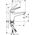 Bateria wannowa Hansgrohe Novus chrom (71322000)
