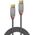 Kabel USB Lindy USB-A - USB-A 2 m Szary (36627)