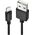 Kabel USB Lindy USB-A - 0.5 m Czarny (31319)
