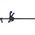 Geko Ścisk stolarski jednoręczny 450mm (29953)