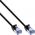 InLine InLine slim okrągły kabel sieciowy Patch U/FTP Cat,6A - czarny - 0,25m