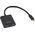 Adapter USB InLine USB-C - DisplayPort Mini Czarny  (64105B)