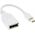 Adapter AV InLine DisplayPort Mini - DisplayPort biały (17150W)