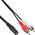 Kabel InLine Jack 3.5mm - RCA (Cinch) x2 1m czarny (89940A)