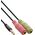 Kabel InLine Jack 3.5mm - Jack 3.5mm x2 2m czarny (99302K)