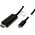 Kabel USB Roline USB-C - HDMI 1 m Czarny (JAB-3752629)