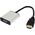 Adapter AV Value HDMI - D-Sub (VGA) + Jack 3.5mm srebrny (12.99.3119)