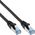 InLine Patch Cable - S / FTP (PiMf) - Cat.6A - 500MHz - Halogen Free - Copper - Black - 15m (76815S)
