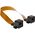 InLine InLine® Patch Cable Window Feedthrough, 2x RJ45 Jack, unshielded, 0.3m (69991I)