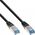 InLine InLine - Patch Cable - RJ-45 (M) to RJ-45 (M) - 2.0m - SFTP, PiMF - CAT 6a - Outdoor, Round, Stranded - Black (72802S)