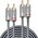 Kabel Lindy RCA (Cinch) x2 - RCA (Cinch) x2 2m srebrny (35346)