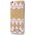 Guess Apsauginis dėklas GUESS Aztec skirtas Apple iPhone 7 4.7", Skaidri/Rožinė