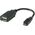 Adapter USB Roline ROLINE USB 2.0 Cable, USB 2.0 Type Micro B - Type A BU, OTG 0,15 m (11.02.8311)