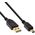 Kabel USB InLine USB-A - miniUSB 0.3 m Czarny (31803P)