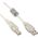 Kabel USB InLine USB-A - USB-B 0.3 m Przezroczysty (34503)