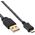 Kabel USB InLine USB-A - microUSB 0.3 m Czarny (31703F)