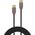 Kabel USB Lindy USB-C - USB-C 3 m Czarno-szary (36873)