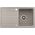 Zlewozmywak Aquasanita Dirbtinio granito virtuvinė plautuvė Aquasanita Notus SQ101, 110 Beige