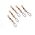 Okuma Norwegian Snap Swivel roz.10 Brass - 10szt. (33145)