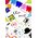 Party Deco Talerzyki papierowe, Gwiazdka, srebrne, 18 cm, 6 szt. uniwersalny