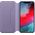 Apple Etui skórzane folio iPhone XS Max - liliowe