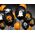 Party Deco Balony na Halloween, Duszek, czarne, 30 cm, 6 szt. uniwersalny