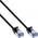 InLine InLine slim okrągły kabel sieciowy Patch U/FTP Cat,6A - czarny - 1m