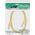 InLine Patchcord InLine® płaski, U / FTP, kat. 6A, zólty, 3m