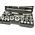 Geko #Zestaw kluczy nasadowych 26el.3/4" 21-65 12-kąt (1)