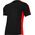 Lahti Pro Koszulka T-shirt 180G/M2, Czarno-czerwona 3XL (L4022706)