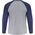 Lahti Pro Koszulka z Długim Rękawem 190g/m2, Szaro-granatowe S (L4022401)