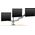 Icy Box Uchwyt biurkowy na 3 monitory do 32" (IB-MS505-TI)