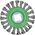 Bosch Bosch X-LOCK disc brush Heavy for Inox 115mm, knotted (115mm diameter, 0.5 mm wire)