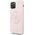 Guess Guess GUHCN58LS4GLP iPhone 11 Pro light pink/jasnoróżowy hard case Silicone 4G Tone On Tone