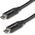 Kabel USB StarTech USB-C - USB-C 0.5 m Czarny (USB2C5C50CM)