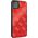 Guess Guess GUHCN654GGPRE iPhone 11 Pro Max czerwony/red hard case 4G Double Layer Glitter uniwersalny