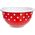 Orion Miska emaliowana CZERWONA W GROCHY 12 cm