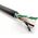 Digitus Kabel teleinformatyczny F/UTP kat.6 PE AWG 23/1 szpula czarny zewnętrzny żelowany DK-TP622 /305m/