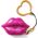 Breloczek WowWee S.W.A.K Interaktywne całuśne usta- brelok Glimmer Kiss