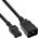Kabel zasilający InLine InLine Kabel zasilacza, IEC-60320 C20 do C13, 3x1,5mm2, max. 10A, czarny, 0,5 m