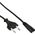 Kabel zasilający InLine Type Euro - C7, 0,3m czarny (16654O)