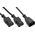 Kabel zasilający InLine InLine Power Kabel zasilający koniczynka do laptopa Typ F 1x IEC-C14 do 2x IEC-C13 3m