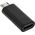 Adapter USB InLine USB-C - microUSB Czarny  (33302I)