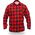 Dedra koszula flanelowa czerwona, rozmiar XXXL, 100% bawełna (BH51F1-XXXL)