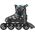 Rolki Nils Extreme NA11002 rekreacyjne regulowane czarne r. 39-42