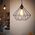 Lampa wisząca EGLO Lampa wisząca druciana Eglo Tarbes 1x60W E27 czarna 94188