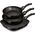 Patelnia Berlinger Haus zestaw Metallic Line Carbon Edition 20 24 28cm