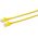 MicroConnect U/UTP CAT6 0.15M Yellow Slim,